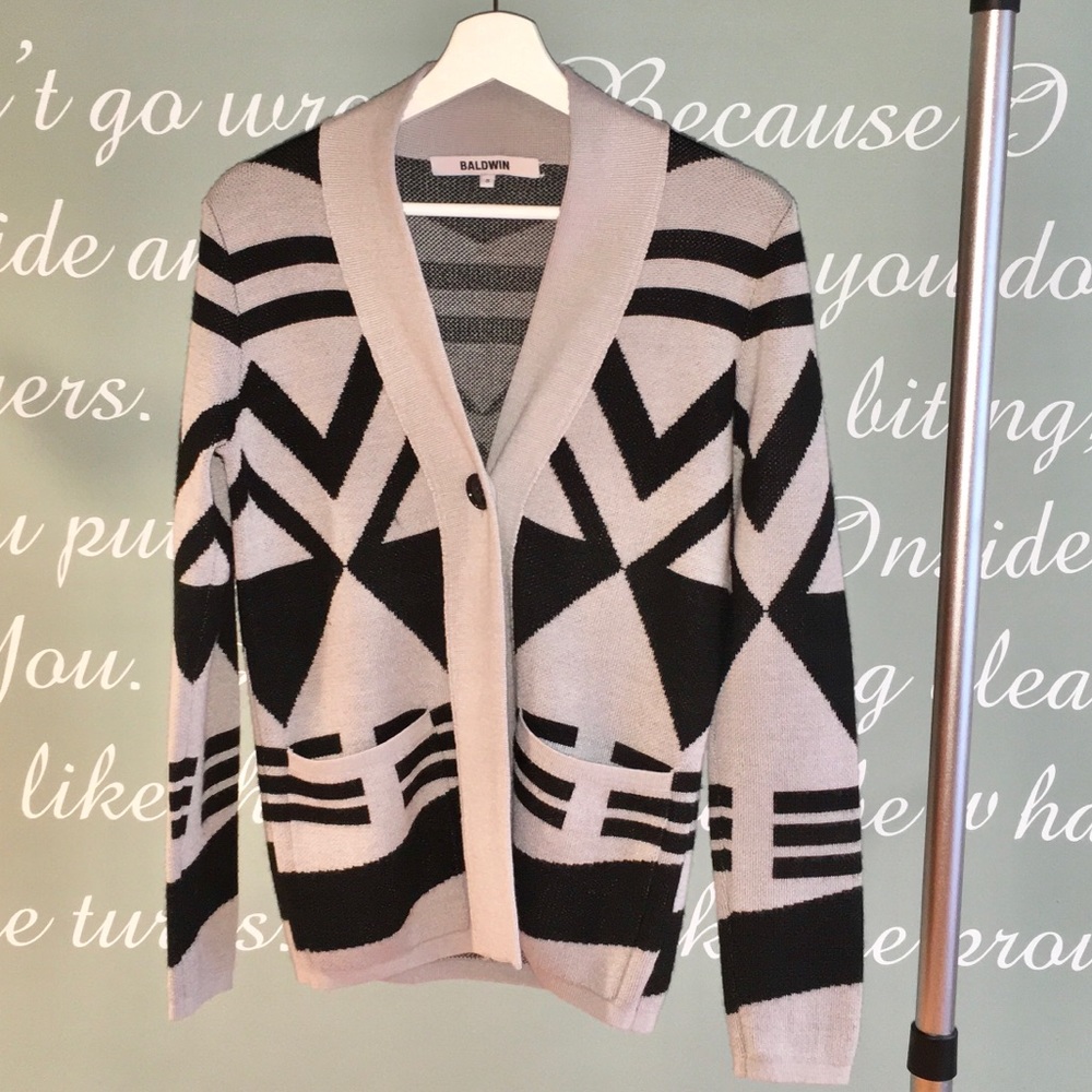 BALDWIN ONE BUTTON CARDI